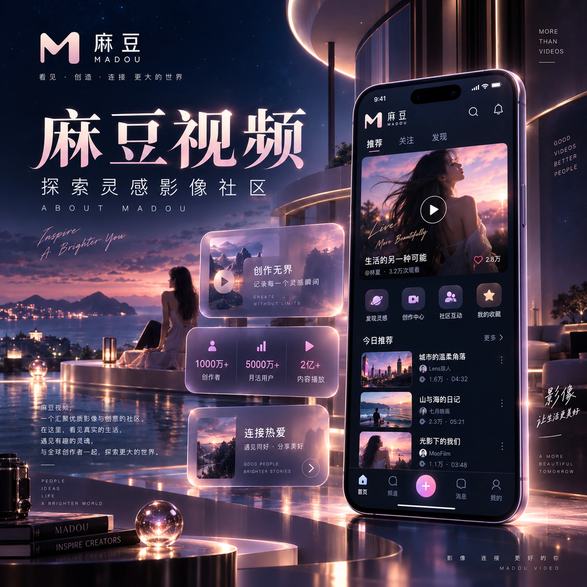 窗边的一盏柔光